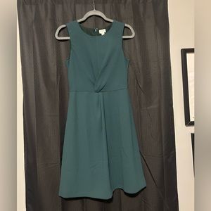 J.Crew Emerald Green Sleeveless Formal Dress Size 0